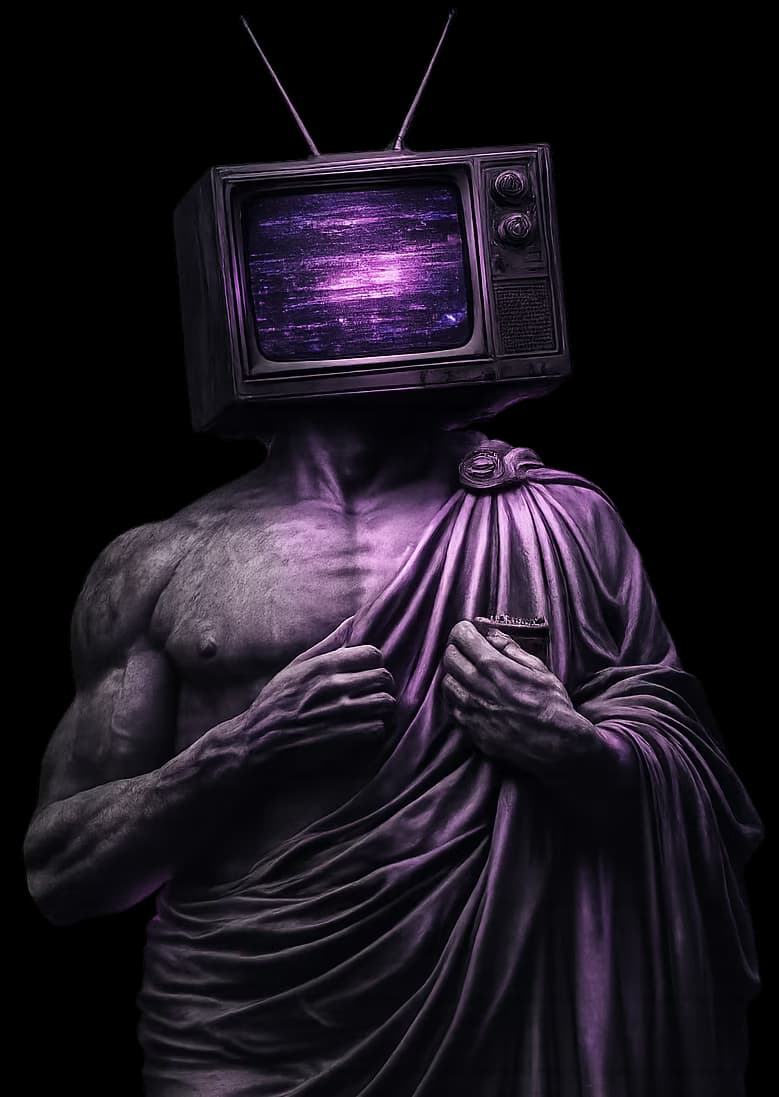 Corporate and Brand Films - TV Head Statue